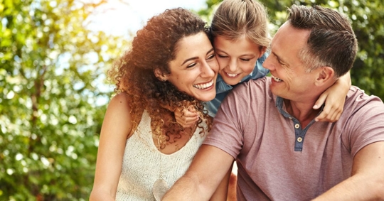 Parents with their adoptive older child
